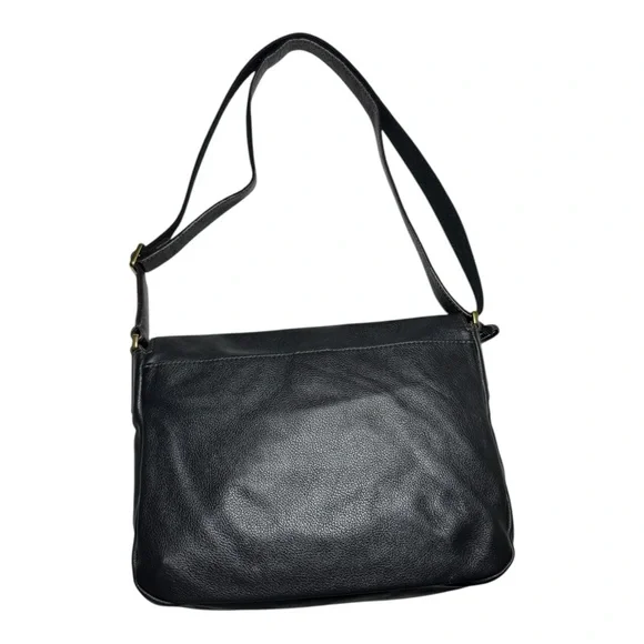 Fossil Black Cow Hide Leather Crossbody/Shoulder Bag - Picture 4 of 9